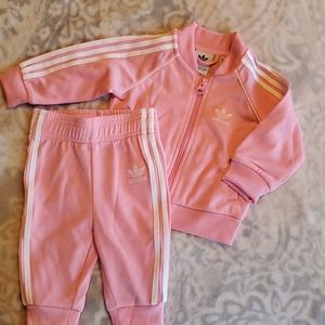 Baby girl adidas outfit